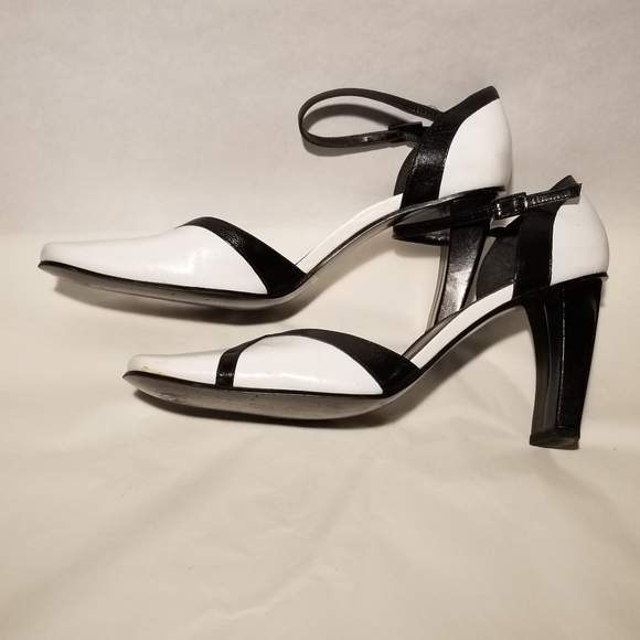 Black & White Nine West Heels - Picture 2 of 3